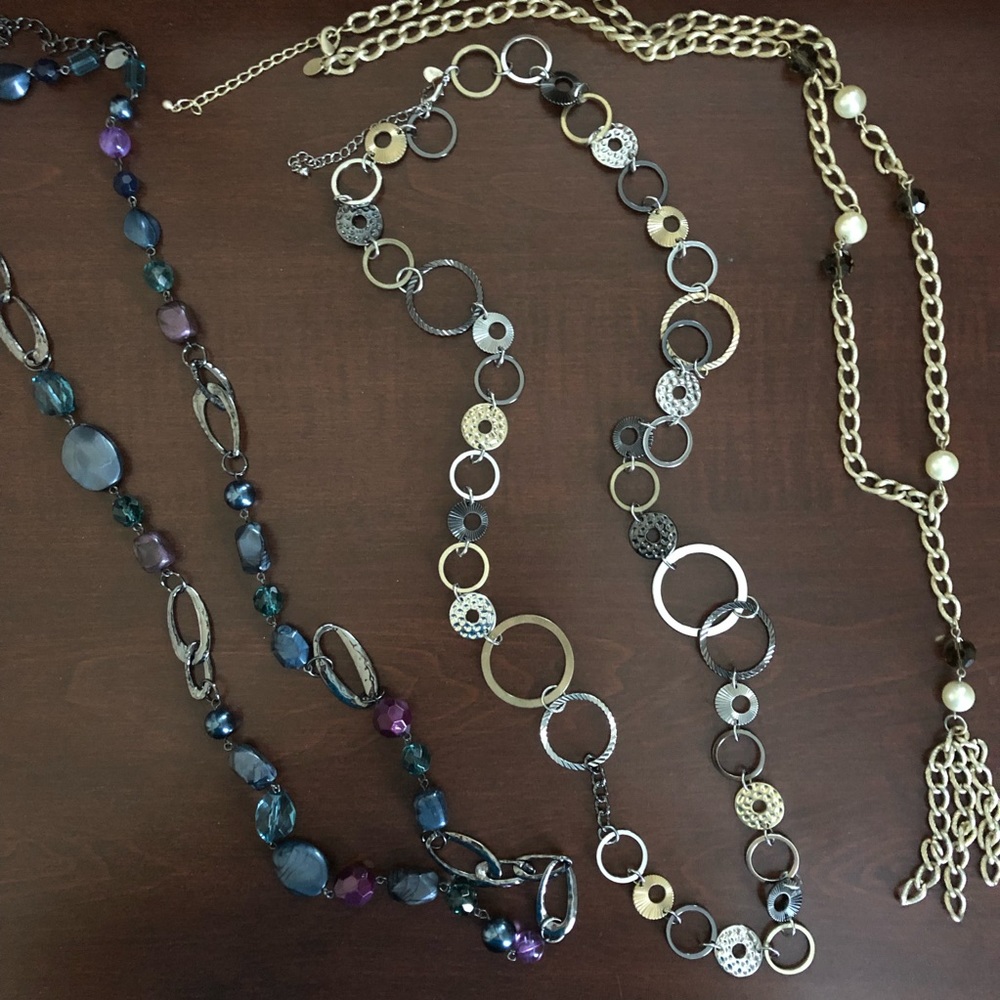 Bundle of 3 Lia Sophia Necklaces